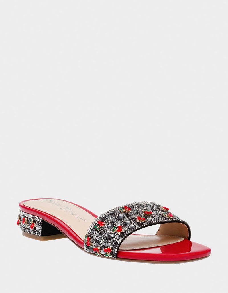 BETSEY JOHNSON SHOES SB SUNNY CHERRY