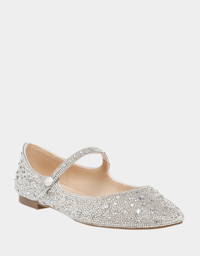 BETSEY JOHNSON SHOES SB TESS SILVER