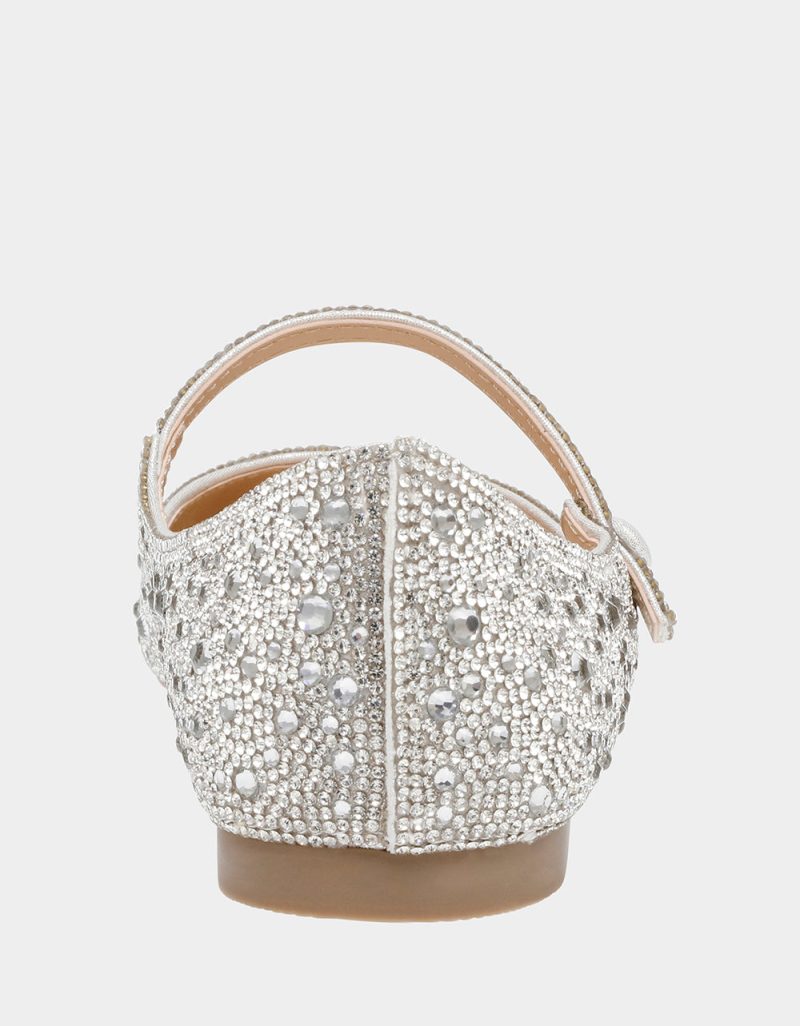 BETSEY JOHNSON SHOES SB TESS SILVER BACK