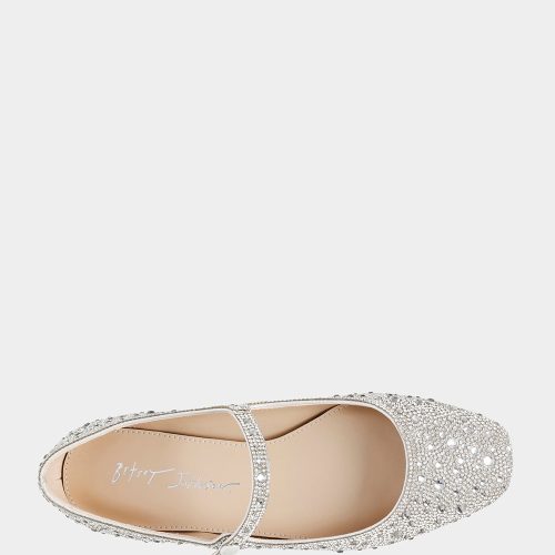 BETSEY JOHNSON SHOES SB TESS SILVER TOP