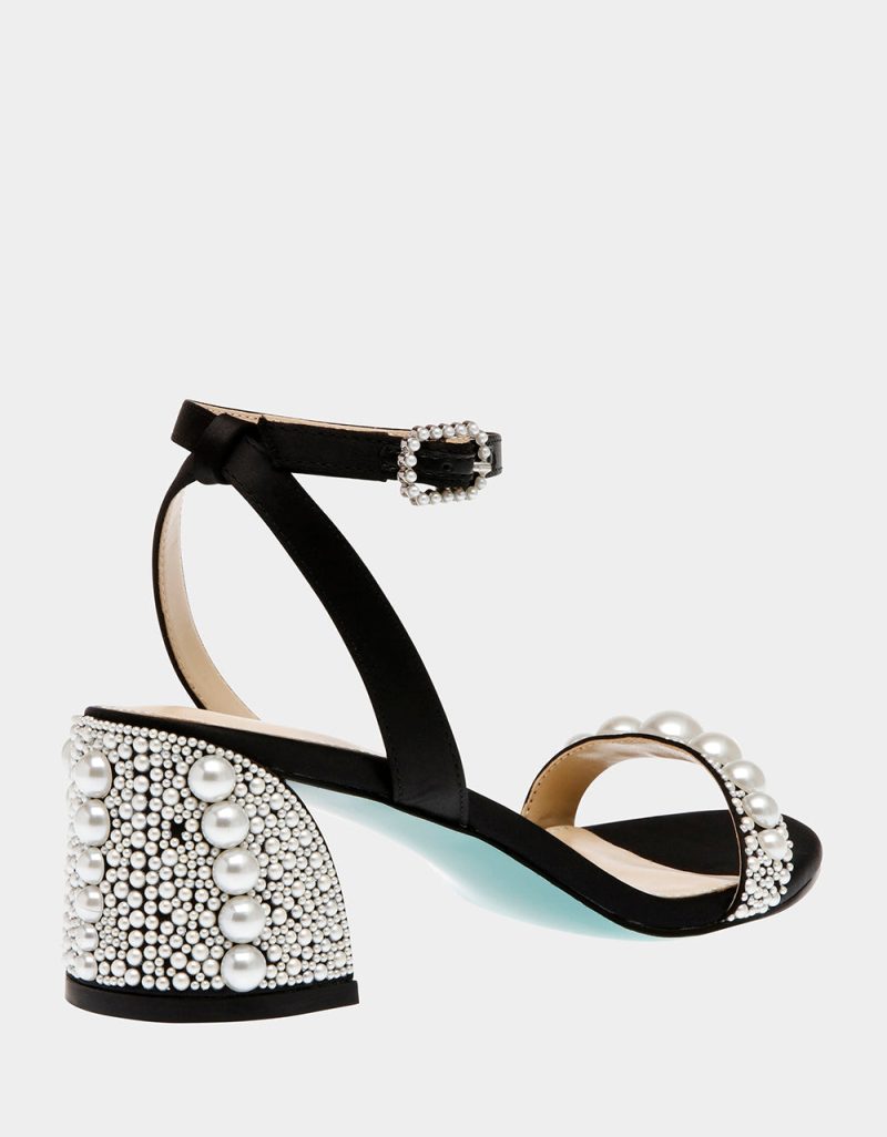 BETSEY JOHNSON SHOES SB TINA BLACK ALT1