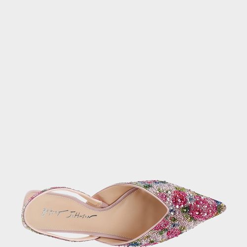 BETSEY JOHNSON SHOES SB VANCE FLORAL MULTI TOP