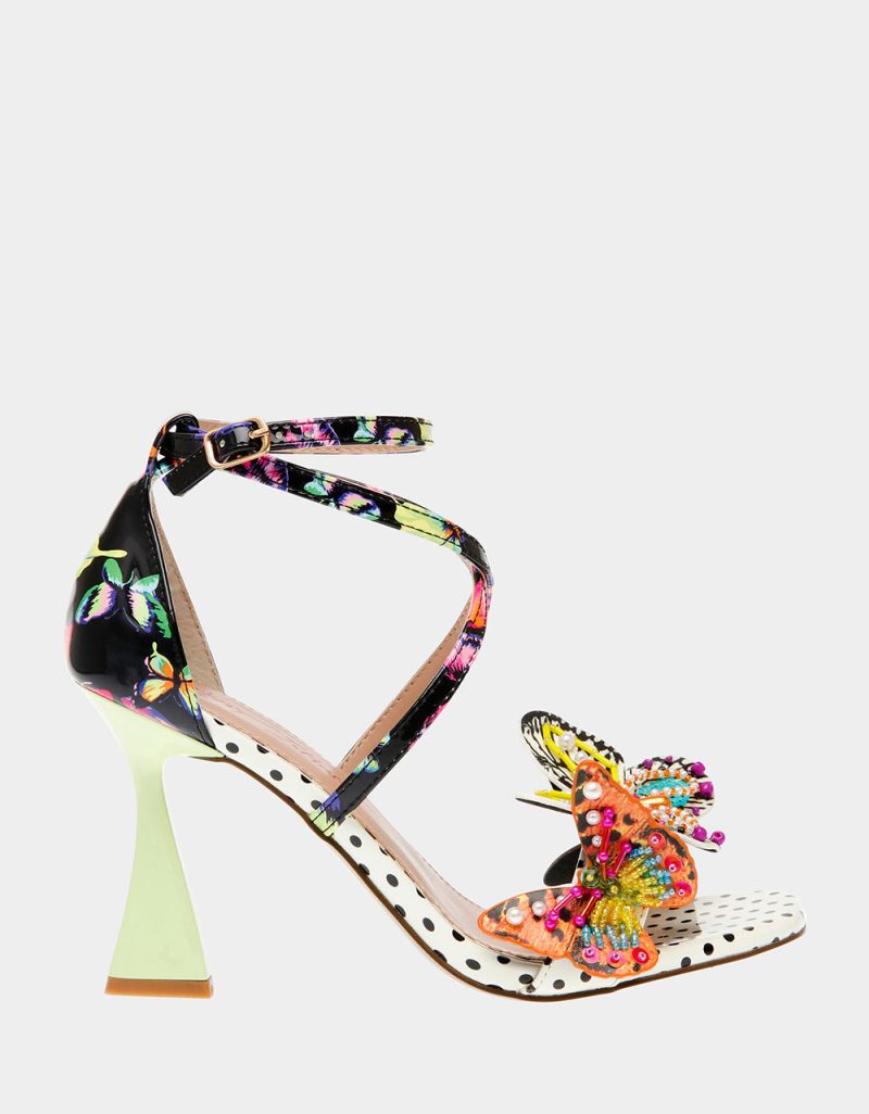 TRUDIE BLACK BUTTERFLY - SHOES - Betsey Johnson