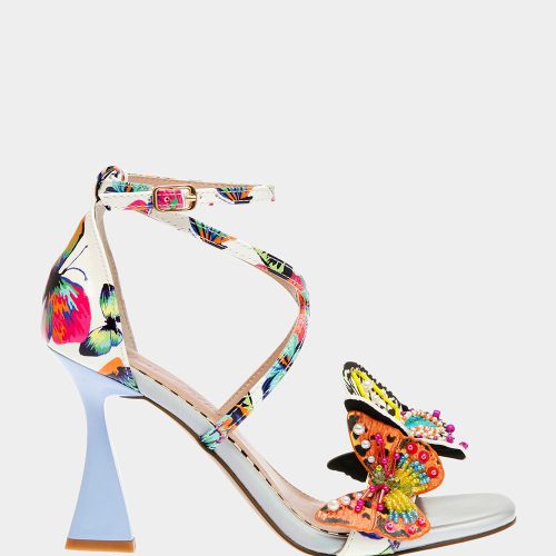 TRUDIE WHITE BUTTERFLY - SHOES - Betsey Johnson