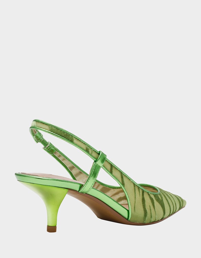 BETSEY JOHNSON SHOES WILLAH GREEN ALT1