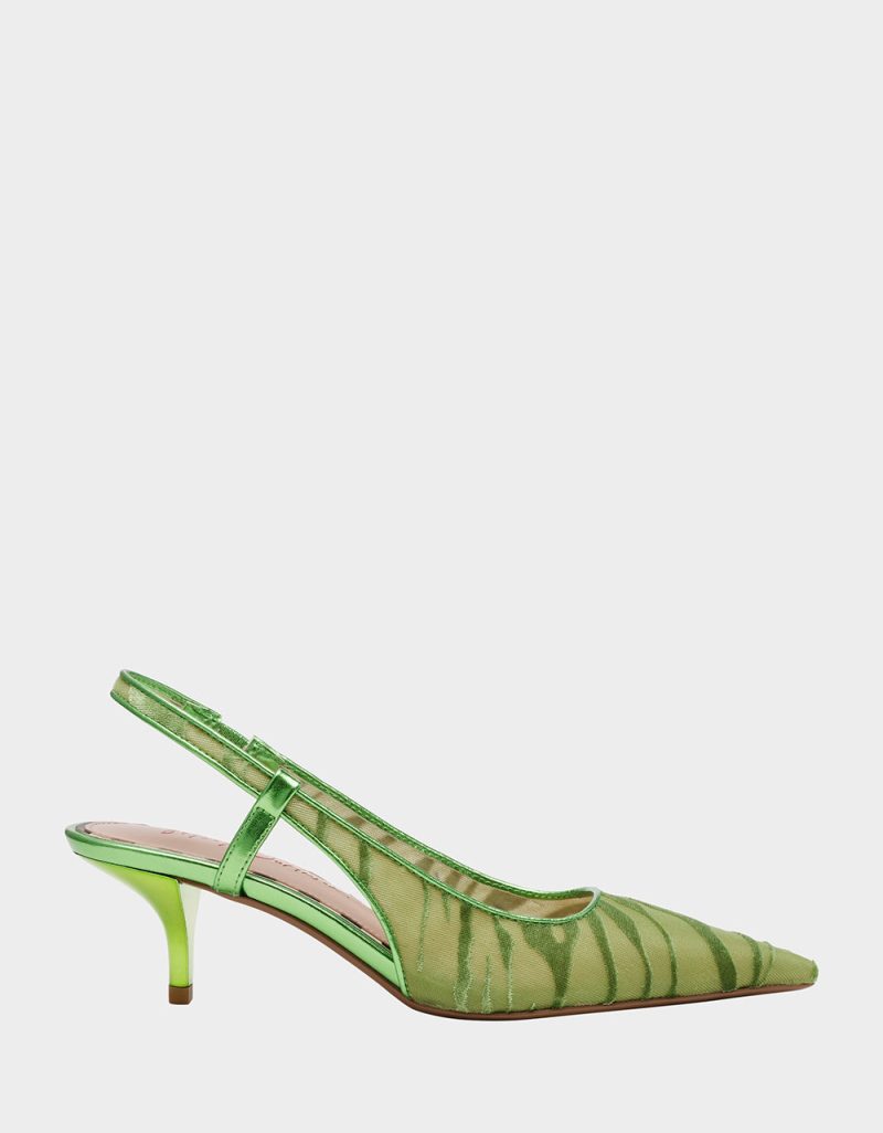 BETSEY JOHNSON SHOES WILLAH GREEN SIDE