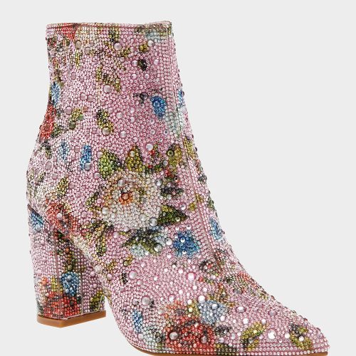 BETSEYJOHNSON BOOTIES SB CADYF FLORALMULTI