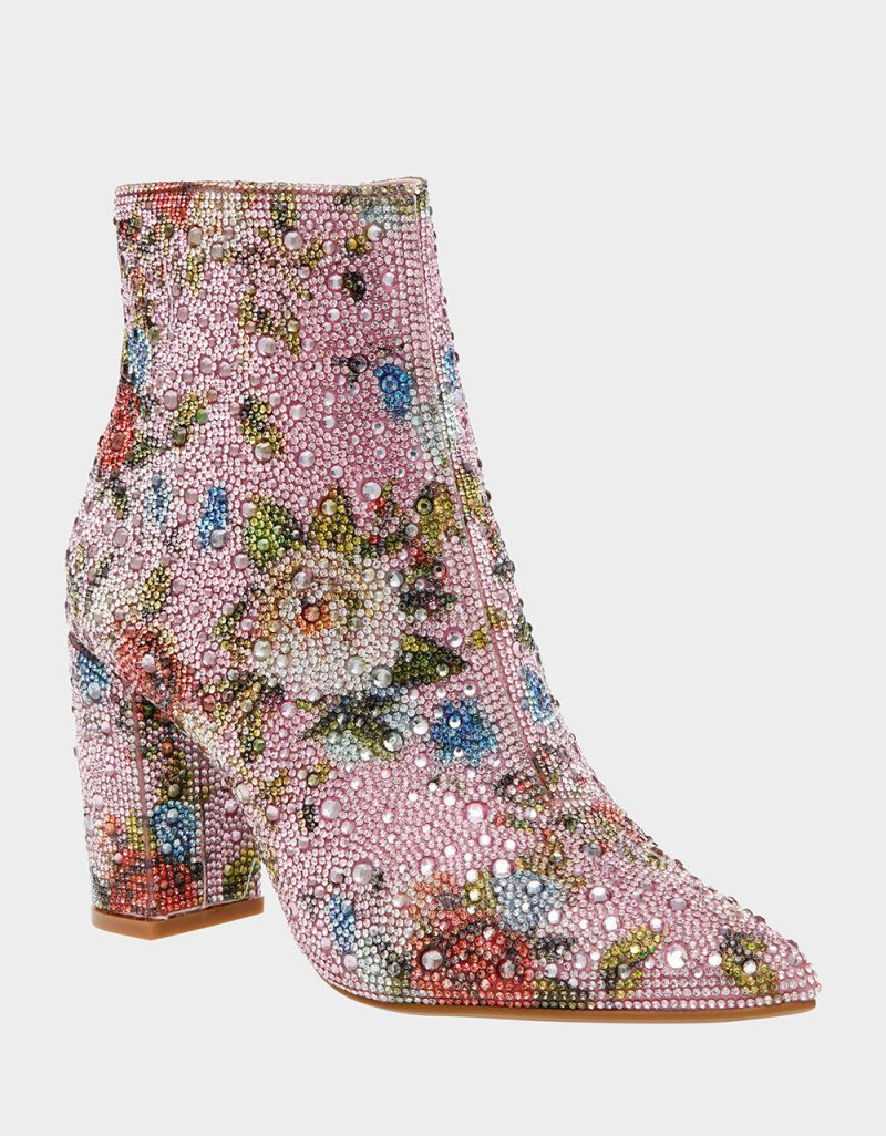 BETSEYJOHNSON BOOTIES SB CADYF FLORALMULTI