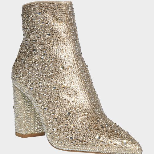 BETSEYJOHNSON BOOTIES SB CADY LIGHTGOLD