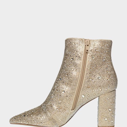 BETSEYJOHNSON BOOTIES SB CADY LIGHTGOLD INSIDE