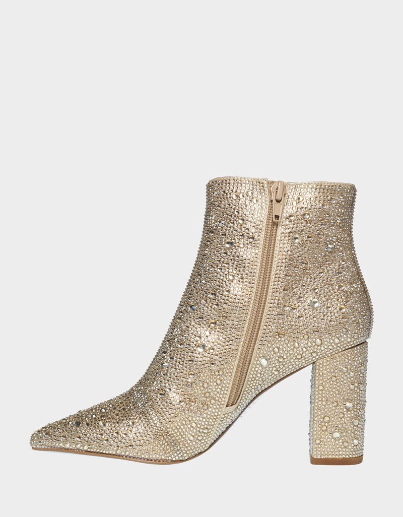 BETSEYJOHNSON BOOTIES SB CADY LIGHTGOLD INSIDE