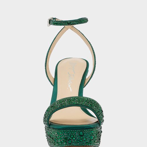 BETSEYJOHNSON SANDALS SB BETH EMERALD FRONT