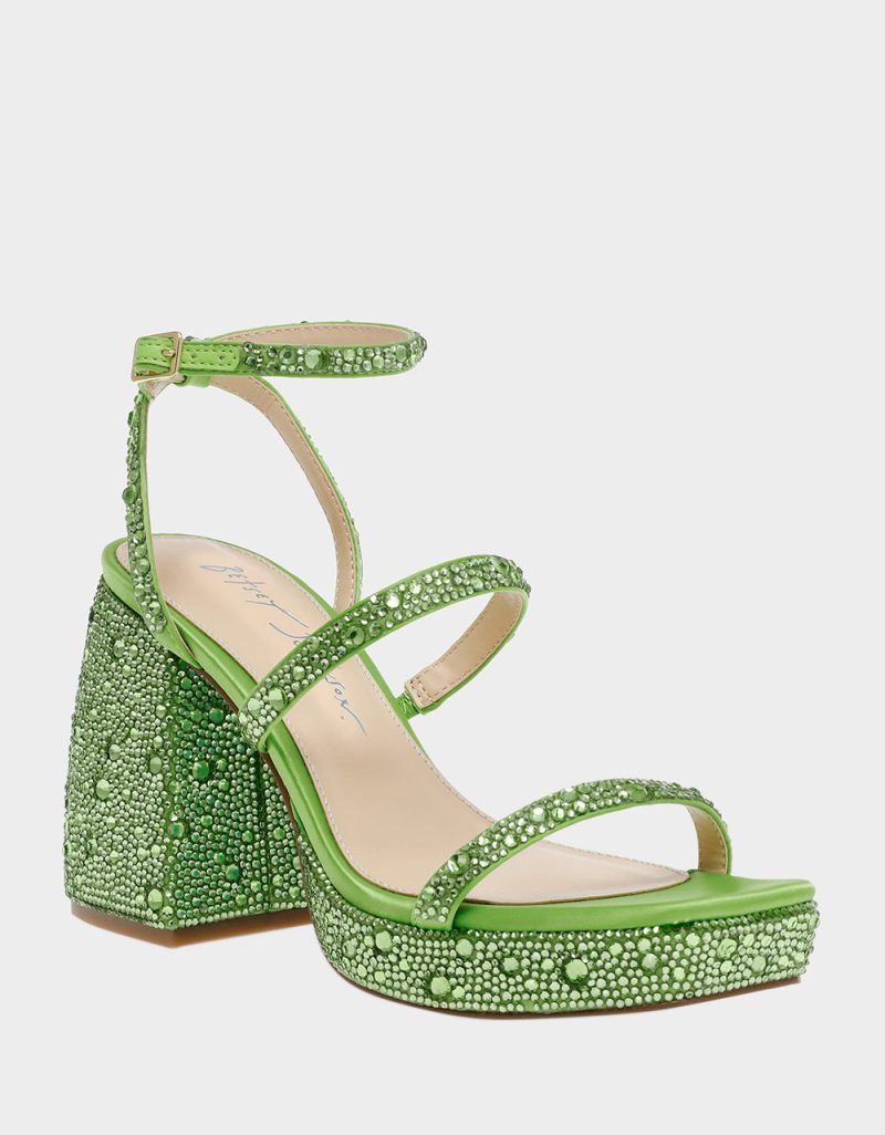 BETSEYJOHNSON SANDALS SB DENNI LIME