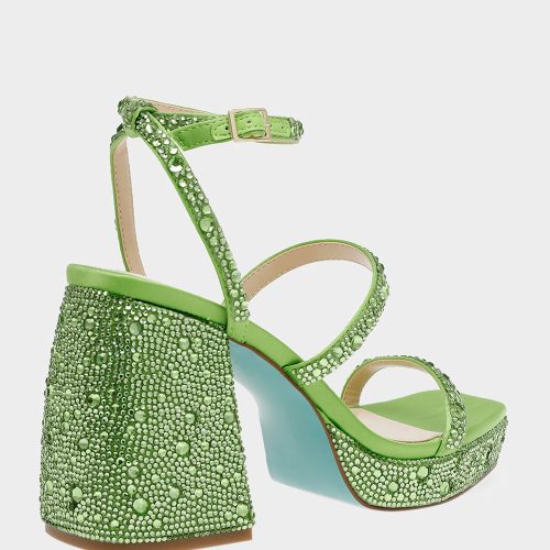 BETSEYJOHNSON SANDALS SB DENNI LIME ALT1