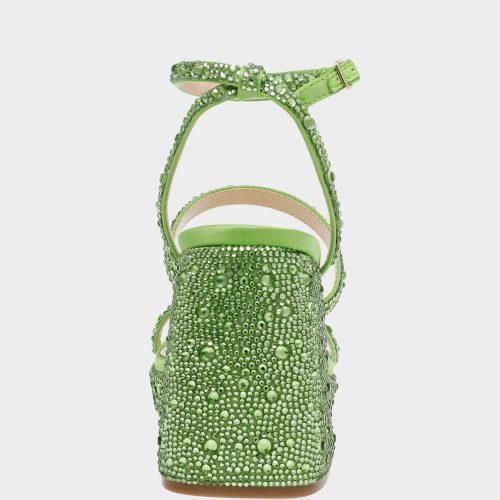 BETSEYJOHNSON SANDALS SB DENNI LIME BACK