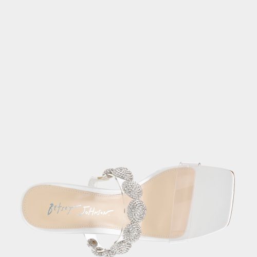 BETSEYJOHNSON SANDALS SB TROYIVORY TOP