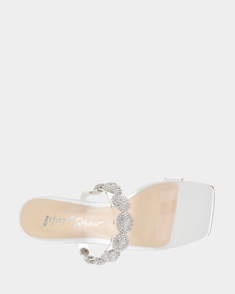 BETSEYJOHNSON SANDALS SB TROYIVORY TOP