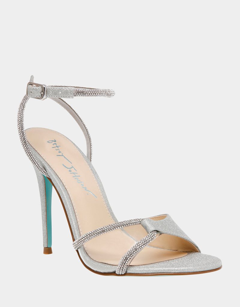 BETSEYJOHNSON SANDALS SB VERASILVER