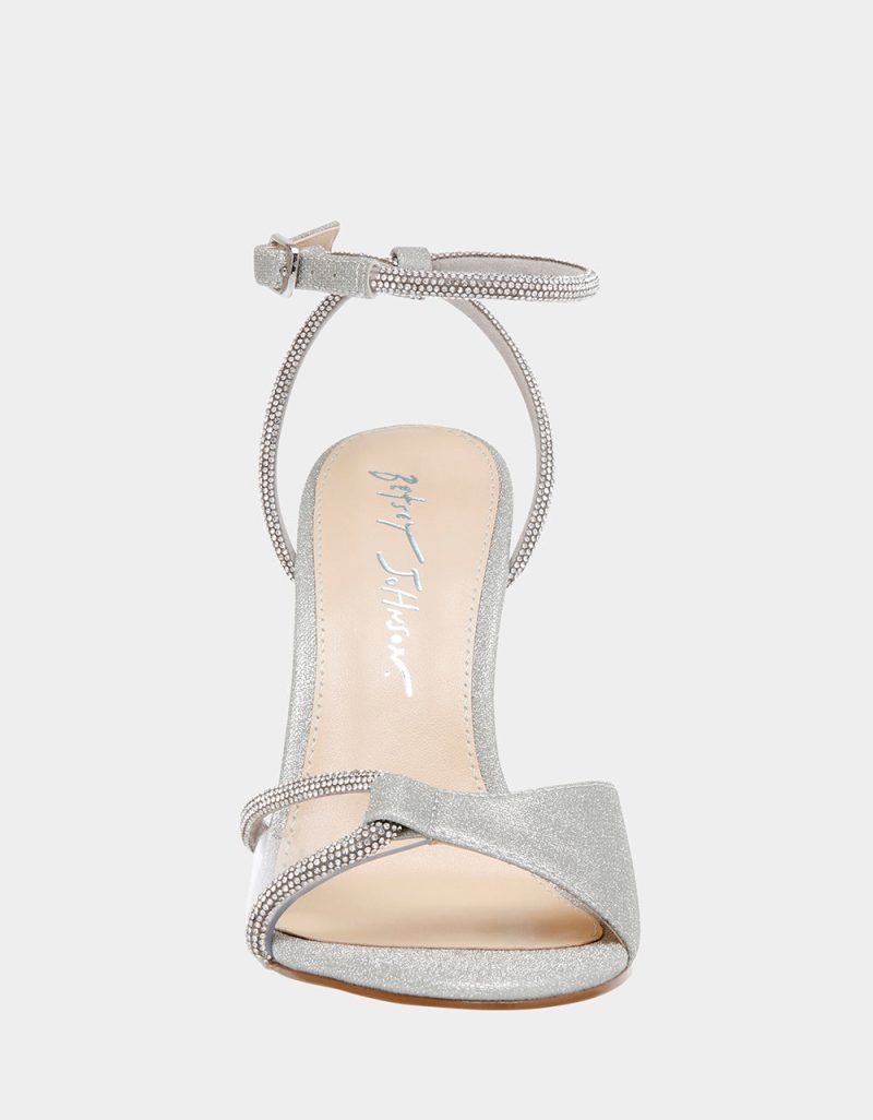 BETSEYJOHNSON SANDALS SB VERASILVER FRONT