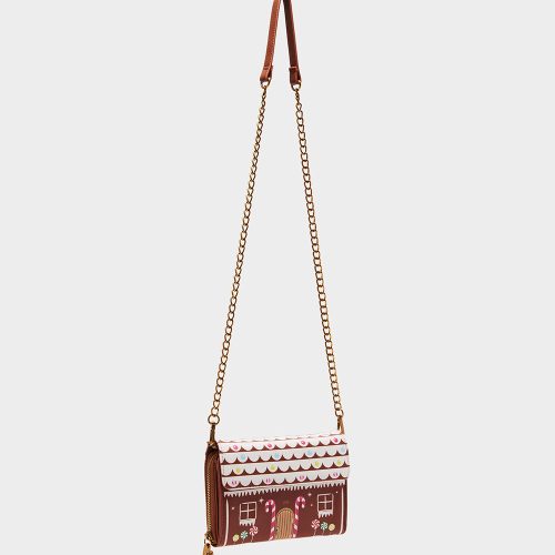 BETSEYJOHNSON HANDBAGS BJ34420F BROWN DETAIL