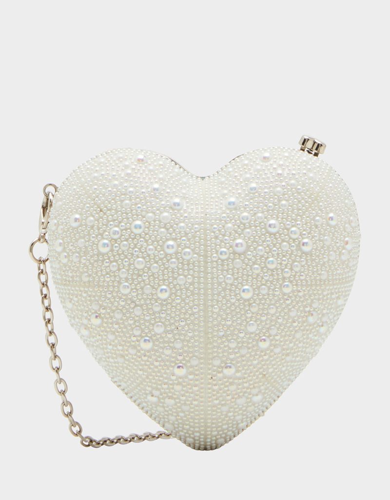 STOLE MY HEART PEARL - HANDBAGS - Betsey Johnson