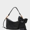 READ MY LIPS SHOULDER BAG BLACK - HANDBAGS - Betsey Johnson