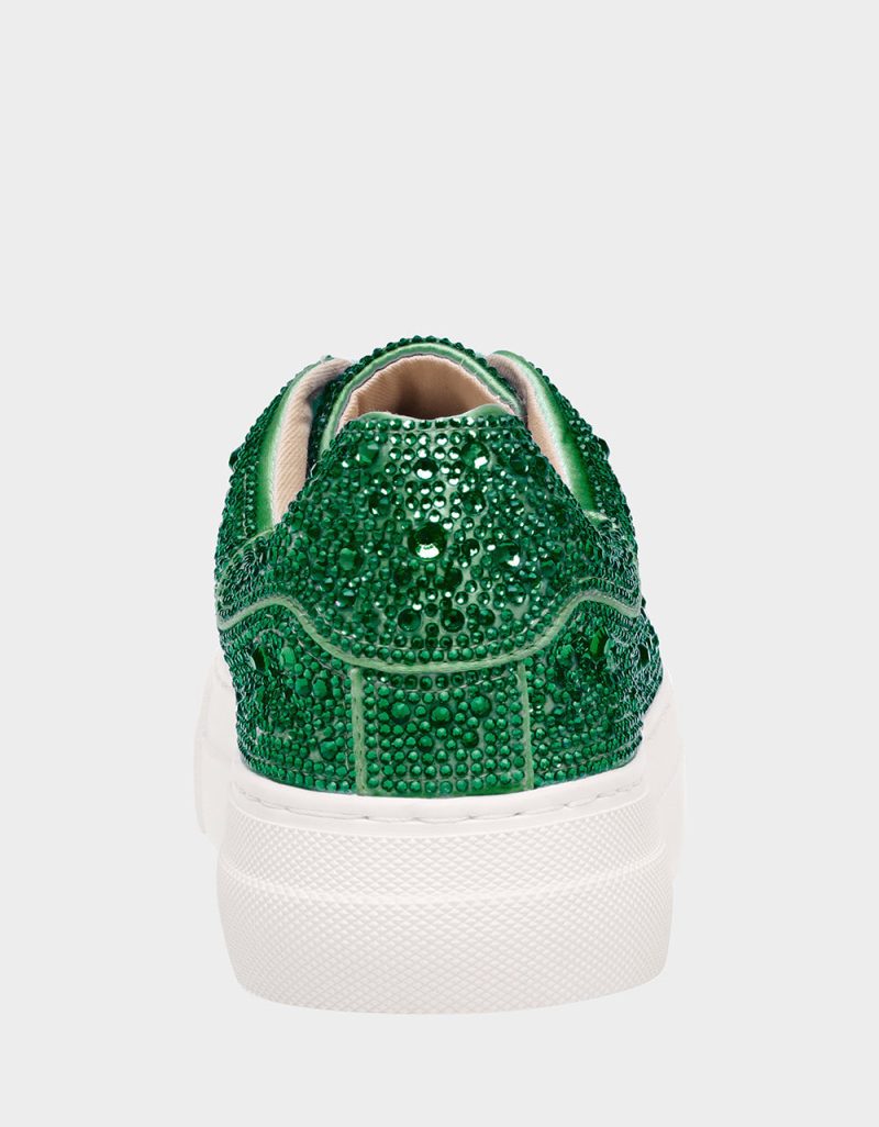 BETSEYJOHNSON SNEAKERS SB SIDNY EMERALD BACK