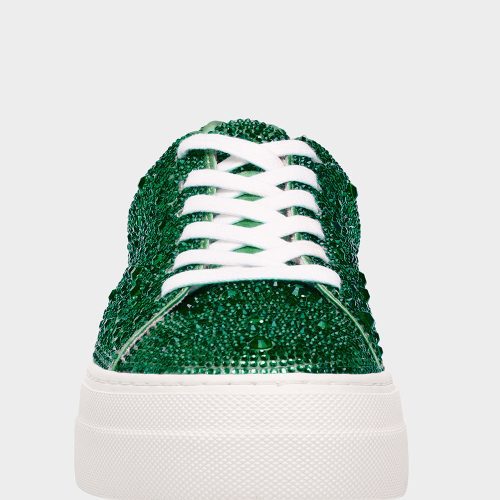 BETSEYJOHNSON SNEAKERS SB SIDNY EMERALD FRONT