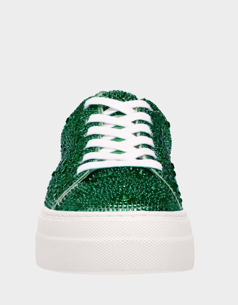 BETSEYJOHNSON SNEAKERS SB SIDNY EMERALD FRONT